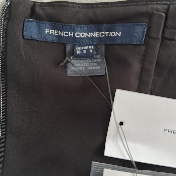 French Connection Whisper Sweetheart Romper Black NWT - Picture 10 of 11